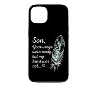 Carcasa para iPhone 13 Son Wings were Ready by My Heart Not Memorial