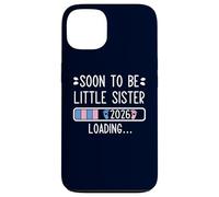 Carcasa para iPhone 13 Soon to Be Little Sister 2026 Loading Pregnancy Announcement
