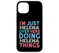 Carcasa para iPhone 13 Soy Helena aquí Haciendo Helena Things Nombre