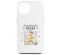 Carcasa para iPhone 13 Special Needs Mom Autism Caregivers Cute Mama Duck
