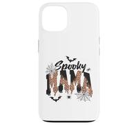 Carcasa para iPhone 13 Spooky Mama Leopard Print Ghost Halloween Design