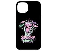 Carcasa para iPhone 13 Spooky Mama Pastel Goth Skeleton Hand Café Mama para Halloween