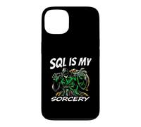 Carcasa para iPhone 13 SQL Developer Sorcery Funny Database Admin Programmer
