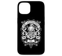 Carcasa para iPhone 13 St. Augustine Florida Pirate Skull and Crossed Swords Design