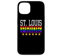 Carcasa para iPhone 13 St. Louis Pride Missouri Gay Lesbianas Queer LGBT Rainbow Flag