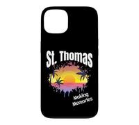 Carcasa para iPhone 13 St Thomas Making Memories Matching Familia Vacaciones Playa