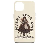 Carcasa para iPhone 13 Steampunk Inventa tu Propia Aventura Steampunk Anime Girl