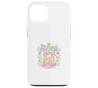 Carcasa para iPhone 13 Strong Soul Soft Smile Floral Diseño Inspirador