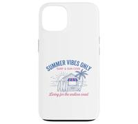 Carcasa para iPhone 13 Summer Vibes Only Surf Sun Cove Beach Vacaciones