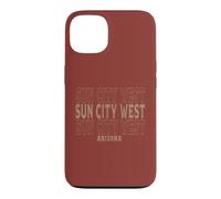 Carcasa para iPhone 13 Sun City Vintage del Oeste de Arizona