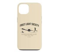 Carcasa para iPhone 13 Sunrise Running Coffee Miles Music Corredor de la mañana