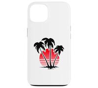 Carcasa para iPhone 13 Sunset Beach Palm Trees for Summer Vacation or Holidays