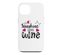 Carcasa para iPhone 13 Sunshine & Wine Book Club Merch,Read Between The Wines Women