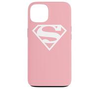 Carcasa para iPhone 13 Supergirl White & Pink Shield