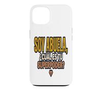 Carcasa para iPhone 13 Superpoderes of Abuela Frase Divertida para Abuelas