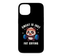 Carcasa para iPhone 13 Sweat Is Just Fat Crying Panda Gym Workout