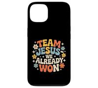 Carcasa para iPhone 13 Team Jesus We Already Won Victoria del Ganador Espiritual |-