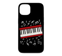 Carcasa para iPhone 13 Teclas de Piano Notas Musicales Pianista Amante del Teclado Tecladista