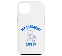 Carcasa para iPhone 13 Terapia Divertida de Tortugas Humor Conciencia Mental