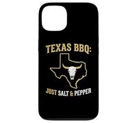 Carcasa para iPhone 13 Texas BBQ Just Salt and Pepper Auténtica Parrilla Pitmaster