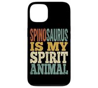Carcasa para iPhone 13 Texto Retro de Spinosaurus Is My Spirit Animal