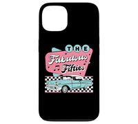 Carcasa para iPhone 13 The Fifties 1950s Car Music Checkerboard Rockabilly Sock Hop