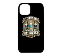 Carcasa para iPhone 13 The Glass Always Half Full de vitrales y atrapasoles