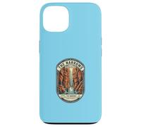 Carcasa para iPhone 13 The Narrows Zion National Park Stream Senderismo Insignia