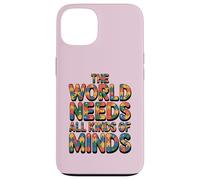 Carcasa para iPhone 13 The World Needs All Kinds of Minds Puzzle Autism Awareness