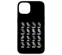 Carcasa para iPhone 13 Tipos de Martín Pescador - Martín Pescador Especies Ornitología Aves