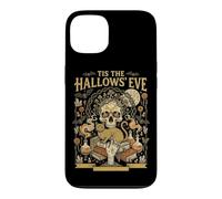 Carcasa para iPhone 13 Tis The Hallows' Eve Witchy Skull Cat Oculto Halloween