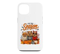 Carcasa para iPhone 13 Tis The Season Halloween Capybara Pumpkin Costume