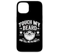 Carcasa para iPhone 13 Toca mi Barba y Dime Que Soy Bonita - Funny Beard