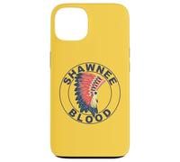 Carcasa para iPhone 13 Tocado de Sangre de Shawnee, raíces Indias orgullosas de los nativos Americanos