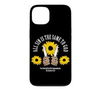 Carcasa para iPhone 13 Todo Pecado Es Igual Ante Dios Diseño de Girasol