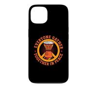 Carcasa para iPhone 13 Todos se reúnen en Paz Instrumento de batería Djembe