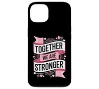 Carcasa para iPhone 13 Together We Are Stronger Retro Banner Solidaridad Cita