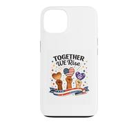 Carcasa para iPhone 13 Together We Rise Unity Diversity - Gráfico Inspirador