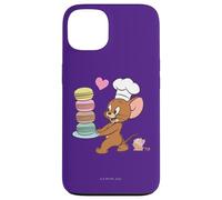 Carcasa para iPhone 13 Tom and Jerry Macaron Love