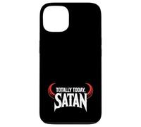 Carcasa para iPhone 13 Totally Today Satan Devil Cuernos Travieso Divertido Gótico Gótico