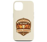 Carcasa para iPhone 13 Trabajador Social/Apreciación del Trabajo Social Country Western