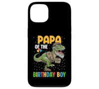 Carcasa para iPhone 13 Traje de Fiesta de cumpleaños Papa of The Dinosaur Squad Grandpa
