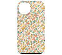 Carcasa para iPhone 13 Tropical Banana Pattern Fruit Floral Beach Aesthetic