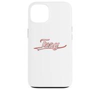 Carcasa para iPhone 13 Troy New York Michigan Vintage Varsity Distressed Throwback