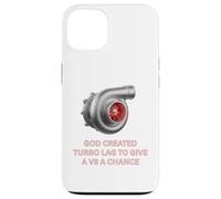 Carcasa para iPhone 13 Turbocompresor Dios creó Turbo Lag para un V8 Turbo Car Guys