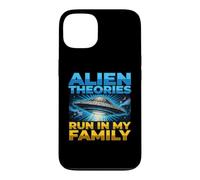 Carcasa para iPhone 13 UFO UAP Alien Theory Run In My Family Truth Conspiracy Hechos