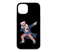 Carcasa para iPhone 13 Uncle Sam Dabbing Funny 4 de Julio American Patriotic