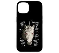 Carcasa para iPhone 13 Unicornio Ojos Rojos Mal Estilo Callejero Vibraciones