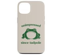 Carcasa para iPhone 13 Unimpressed Since Tadpole Funny Frog Silly Graphic
