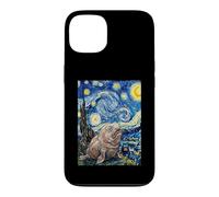 Carcasa para iPhone 13 Van Gogh Starry Night Blob Fish Pintura Arte